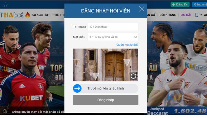 Đăng nhập tài khoản Thabet nhanh chóng với 3 bước
