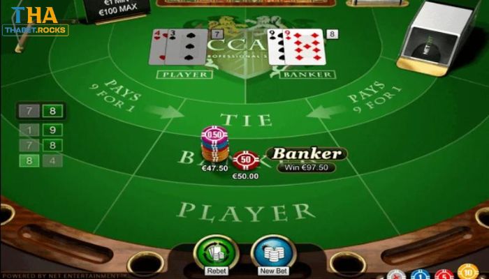 Chiến thuật chơi baccarat đặt cược vào cửa Banker